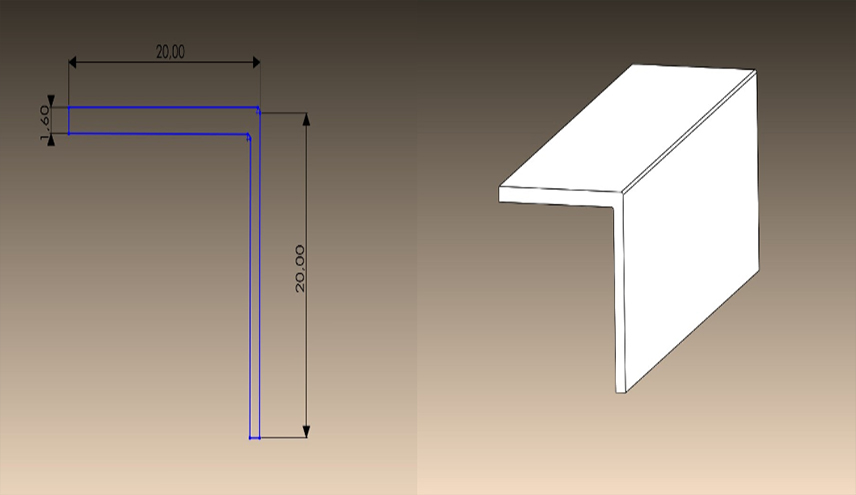 Köşebent 20x 20 YD303