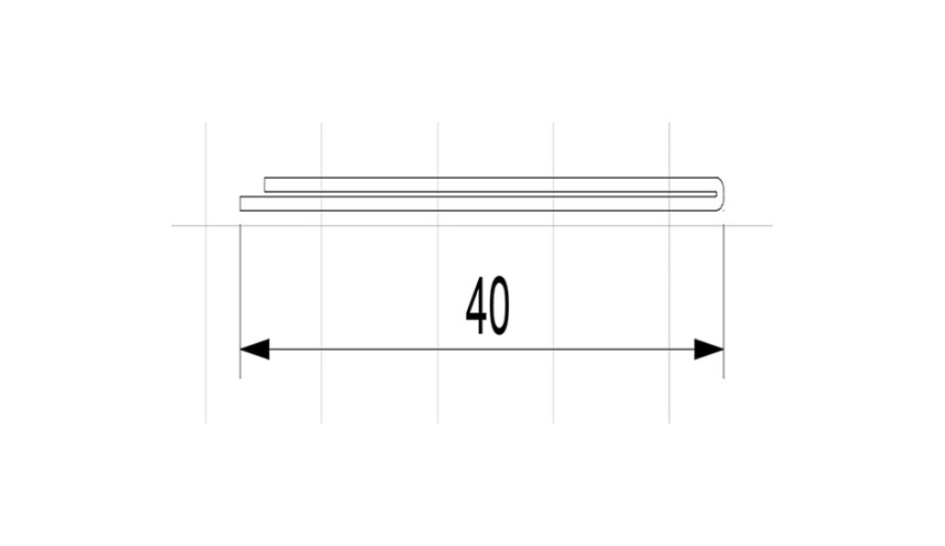 40 MM Düz Etiket - YD105